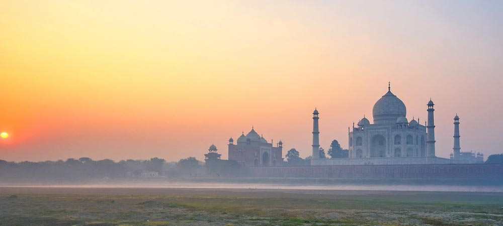 Taj Mahal Sunrise over the Yamuna